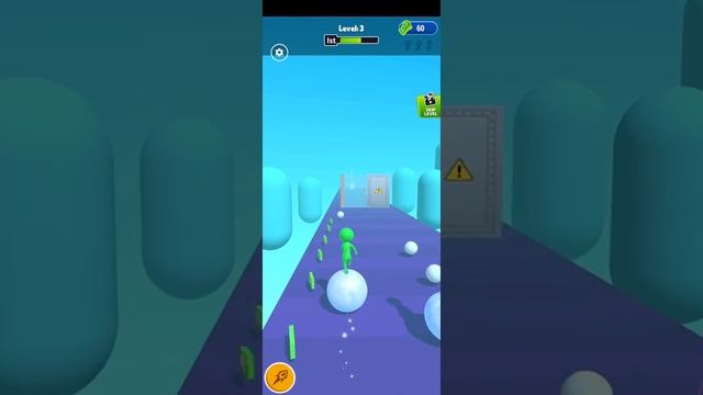 Snow Ball Run – Timuz Games | Walkthrough #3 смотреть онлайн