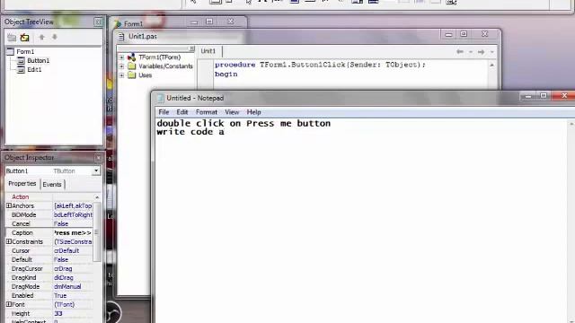 How to Make a "Hello World" in Delphi program #dephi #aftertotaytech смотреть онлайн