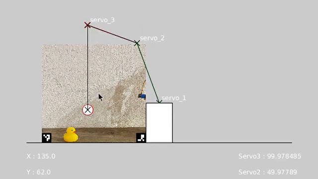 3 axis robot arm simulate for object recognition using OpenCV. смотреть онлайн