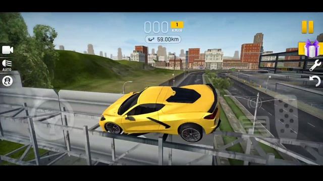 Extreme Car Driving Simulator : Corvette C8 stingray Epic Thug Life ?? смотреть онлайн