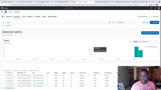 Victim:1 vulnhub boot2root vs Elastic Siem. Attack & Detect series смотреть онлайн