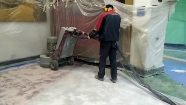 Шлифовка бетонного пола 10