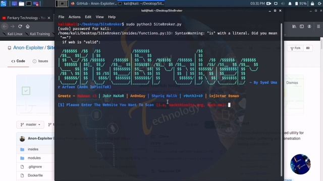 #SiteBroker-A cross-platform python based utility for information gathering смотреть онлайн
