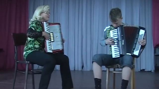 Sous le ciel de Paris - French cafe music for accordion смотреть онлайн
