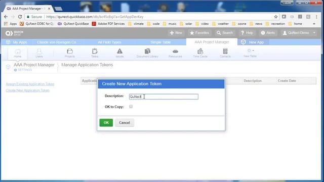 QuickBase Application Tokens and QuNect ODBC for QuickBase смотреть онлайн