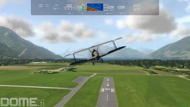 Aerofly FS PC flight simulator gameplay demonstration смотреть онлайн
