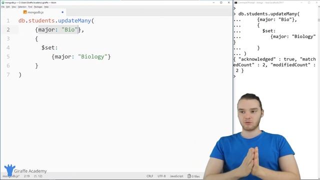 Updating & Deleting Documents | MongoDB | Tutorial 7 смотреть онлайн