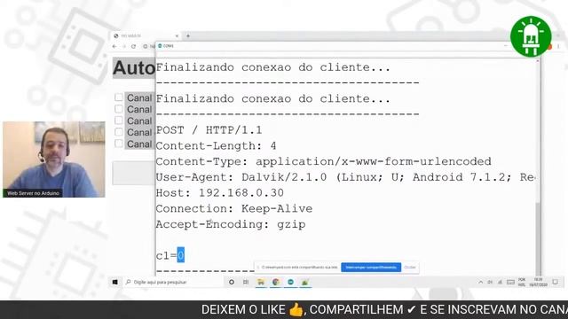 Criando um servidor Web no Arduino ou ESP32 смотреть онлайн