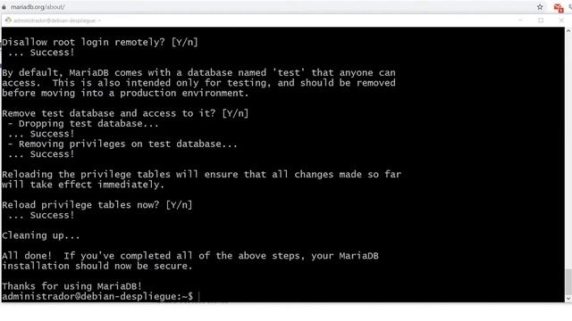 APRENDE a INSTALAR y SECURIZAR MariaDB en DEBIAN 10 смотреть онлайн