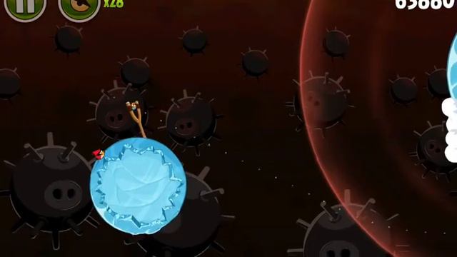 Angry Birds Space Danger Zone level 5 D-5 Danger Zone D-5 3 Stars Walthrough Tutorial смотреть онлайн