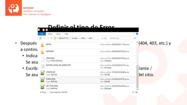 Curso BackEnd U3·48 - Archivos htaccess: Modificar configuración del Apache смотреть онлайн