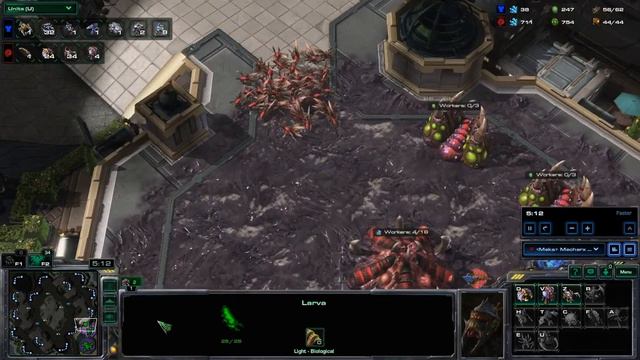 StarCraft 2 - I Got Bored Of The High Tech Approach So Just Spammed Zerglings (Vs AI) смотреть онлайн