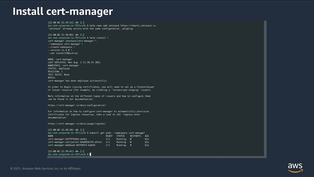 TLS-enabled Kubernetes clusters with ACM Private CA and Amazon EKS | Amazon Web Services смотреть онлайн