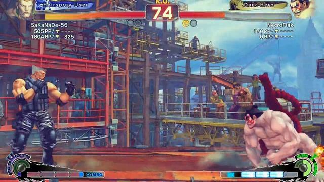 Ultra Street Fighter IV battle: Guile vs E. Honda