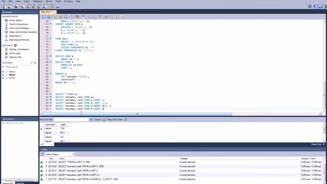 Выборка из таблиц. Оператор SELECT в MySQL смотреть онлайн