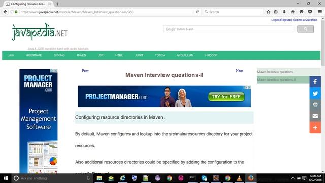Configuring resource directories in Maven.
| javapedia.net смотреть онлайн