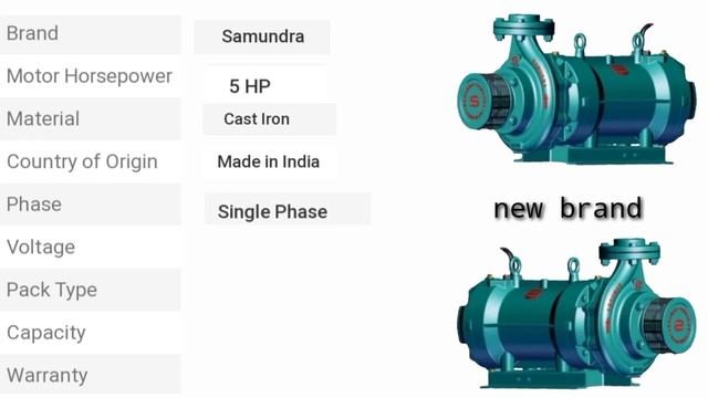 5HP single phase open well submersible pump low price new brand?? смотреть онлайн