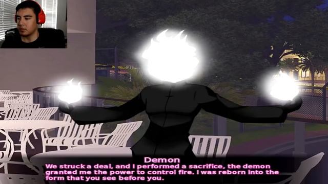 MIDORI GURINU DATES A DEMON | Burning Love (Yandere Sim VN) смотреть онлайн