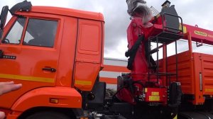 Бортовой КамАЗ 65115-48 с КМУ ИНМАН IT 150 (7т)