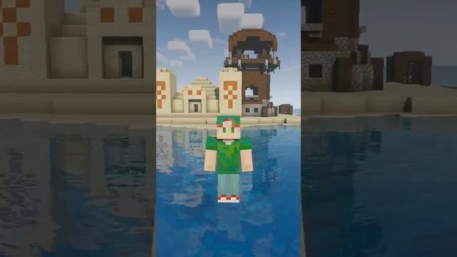 НАСКОЛЬКО БОЛЬШОЙ МИР МАЙНКРАФТА | DARTI #shorts смотреть онлайн