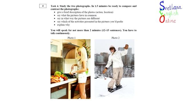 Говорение ЕГЭ. Задание 4. смотреть онлайн