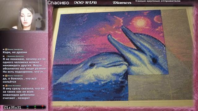 Алмазная мозаика. Сказали НАДО Diamond canvas ?? ОНЛАЙН смотреть онлайн