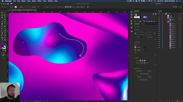 Gradient Mesh Vs Freeform Gradient - Adobe Illustrator CC Tutorial