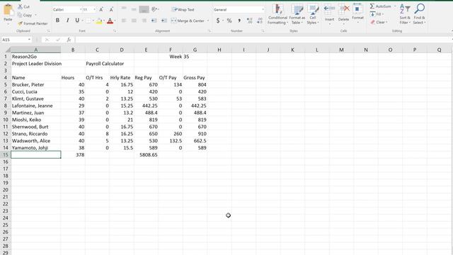 Excel Module #1 смотреть онлайн
