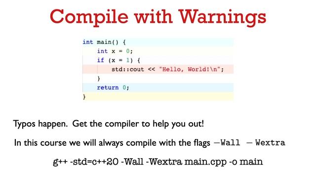 31251 Lec 1.5: Compiling with Warnings смотреть онлайн