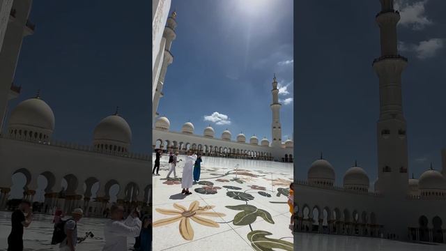 Эта мечеть превзошла все наши ожидания #путешествия #отпуск #оаэ #abudhabi #красота смотреть онлайн