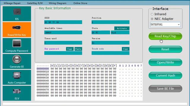 CGDI MB How to read, clear and write NEC Chip with CGDI MB смотреть онлайн