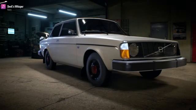 Sladdar runt i regnet med min Volvo 242 dl turbo / no voice смотреть онлайн