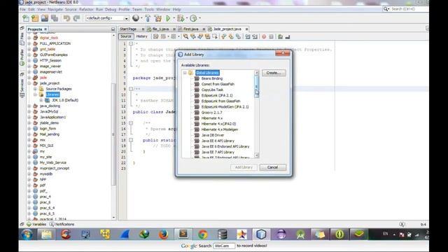 How to Configure JADE in Netbeans in windows смотреть онлайн