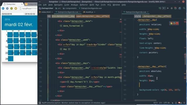 Tutoriel VueJS : Création d'un Datepicker смотреть онлайн