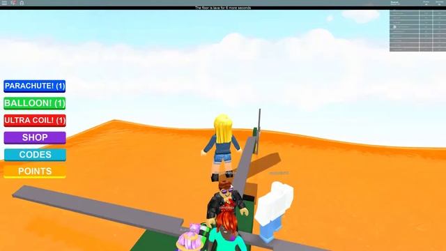 Роблокс - ПОЛ это ? ЛАВА ? ! ROBLOX - Floor is LAVA. смотреть онлайн