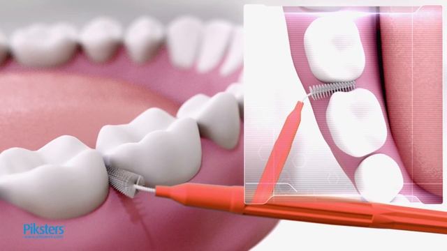 Piksters Interdental Brush - Like floss, only easier! Full length commercial. смотреть онлайн