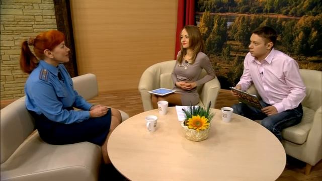 Рубрика "Гость в студии": Ольга Новгородова - старший инспектор, майор внутренней службы смотреть онлайн