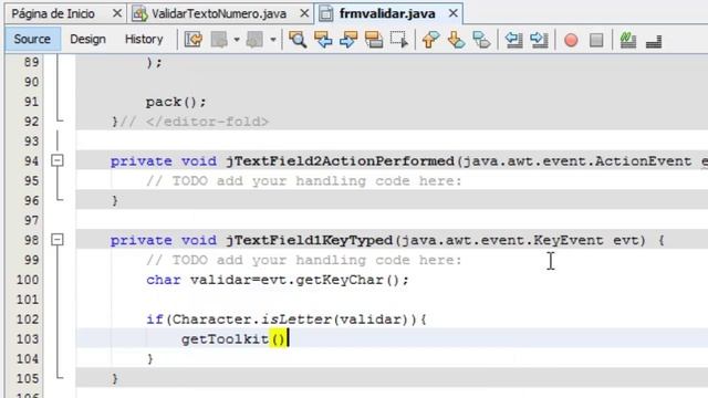 Validar JTextField Ingresar Solo Letras o Solo Numeros NetBeans смотреть онлайн