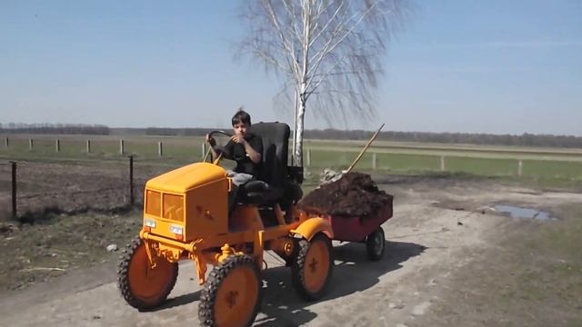 самодельные колеса для самодельного трактора смотреть онлайн