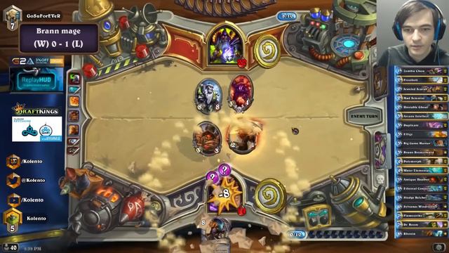 Hearthstone: Kolento plays brann mage (#42) смотреть онлайн