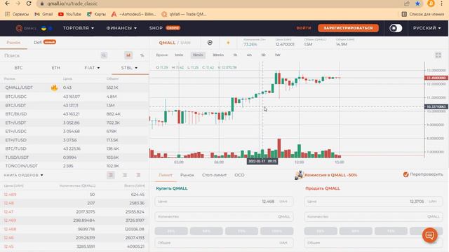 Биржа qmall Украинская криптовалютная биржа что с курсом qmall смотреть онлайн