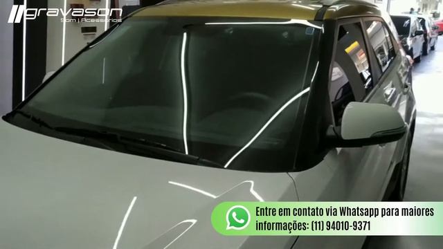 Envelopamento Hyundai Creta - Oracal Gold no teto e aerofólio смотреть онлайн