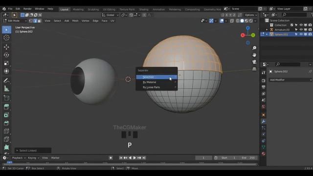 Cartoon Eye rigging in Blender tutorial смотреть онлайн