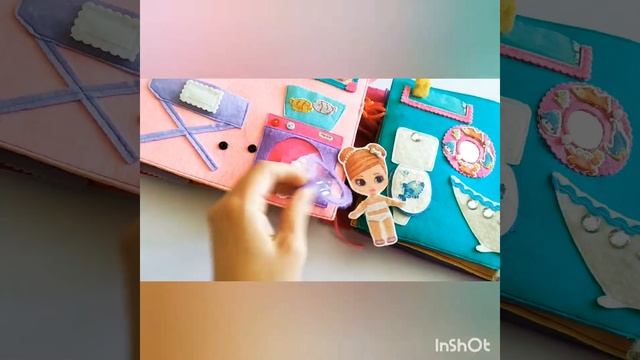 Кукольный дом! Книга из фетра своими руками! смотреть онлайн