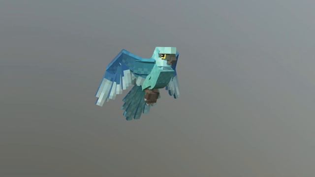 【Minecraft BE】Spix's macaw - animation showcase (Aviancraft: Parrots addon) смотреть онлайн