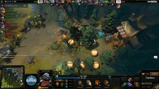 Tobi's WAOW Game of the Year - ESL One Frankfurt - LGD vs HGT смотреть онлайн