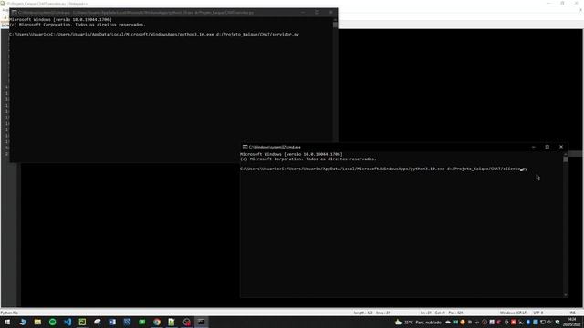 SIMPLES CHAT COM PYTHON 3.10.4 смотреть онлайн
