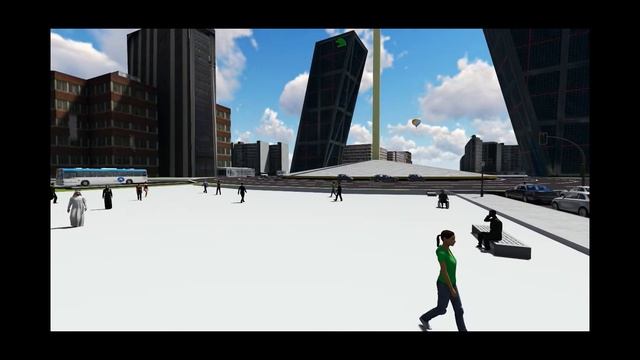 Paseo De La Castellana - Plaza De Castilla (Madrid)