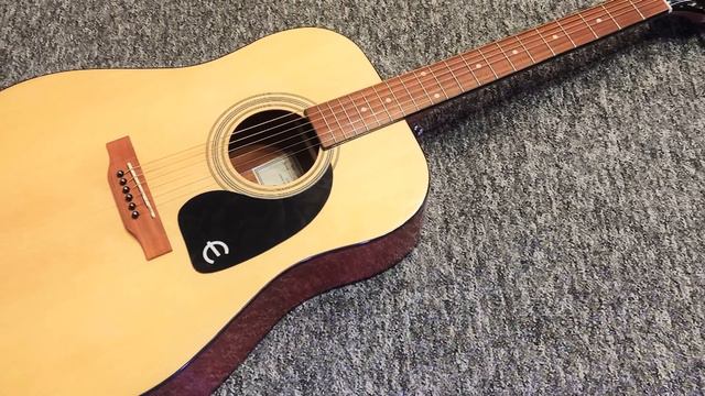 Acoustic guitar - EPIPHONE DR 100 - sound test смотреть онлайн