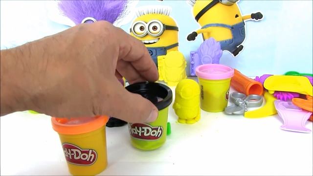 Пластилин Плей До на Русском Play Doh Minions Миньоны из Мультика Гадкий Я. Пластилин для Детей смотреть онлайн